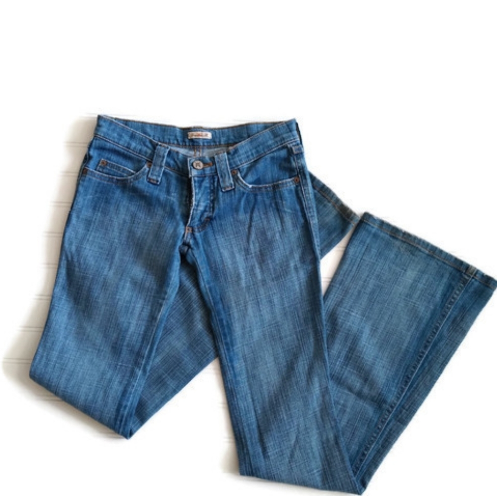 Frankie B Light Wash Bell Bottom Jeans Sz 0